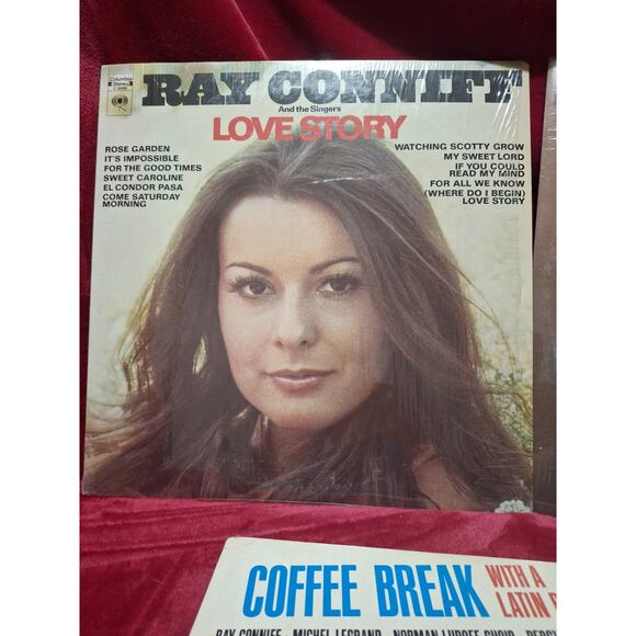Ray Conniff Vinyl Lot (3) Love Story NM & Godfather EX- Both Shrink, Coffee VG+ - Picture 3 of 8